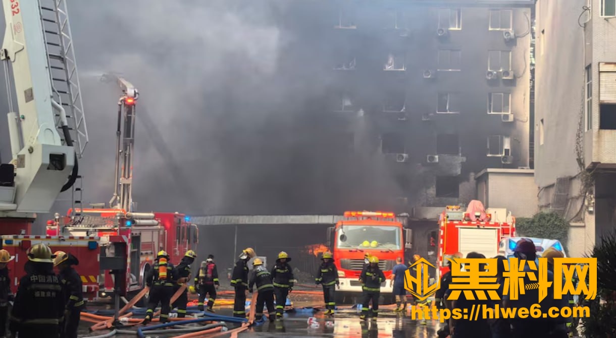 江头村发生火灾人员被困