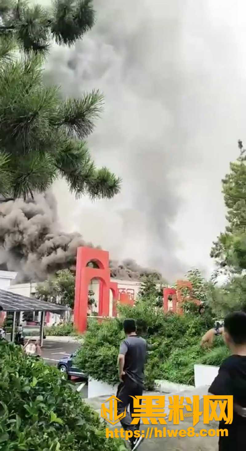  山东硕冠酒店烧毁现场5