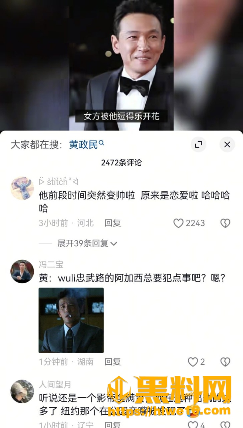 明星黄政民私生活风波4