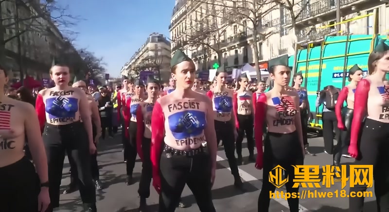 01巴黎街头Femen1 1wm