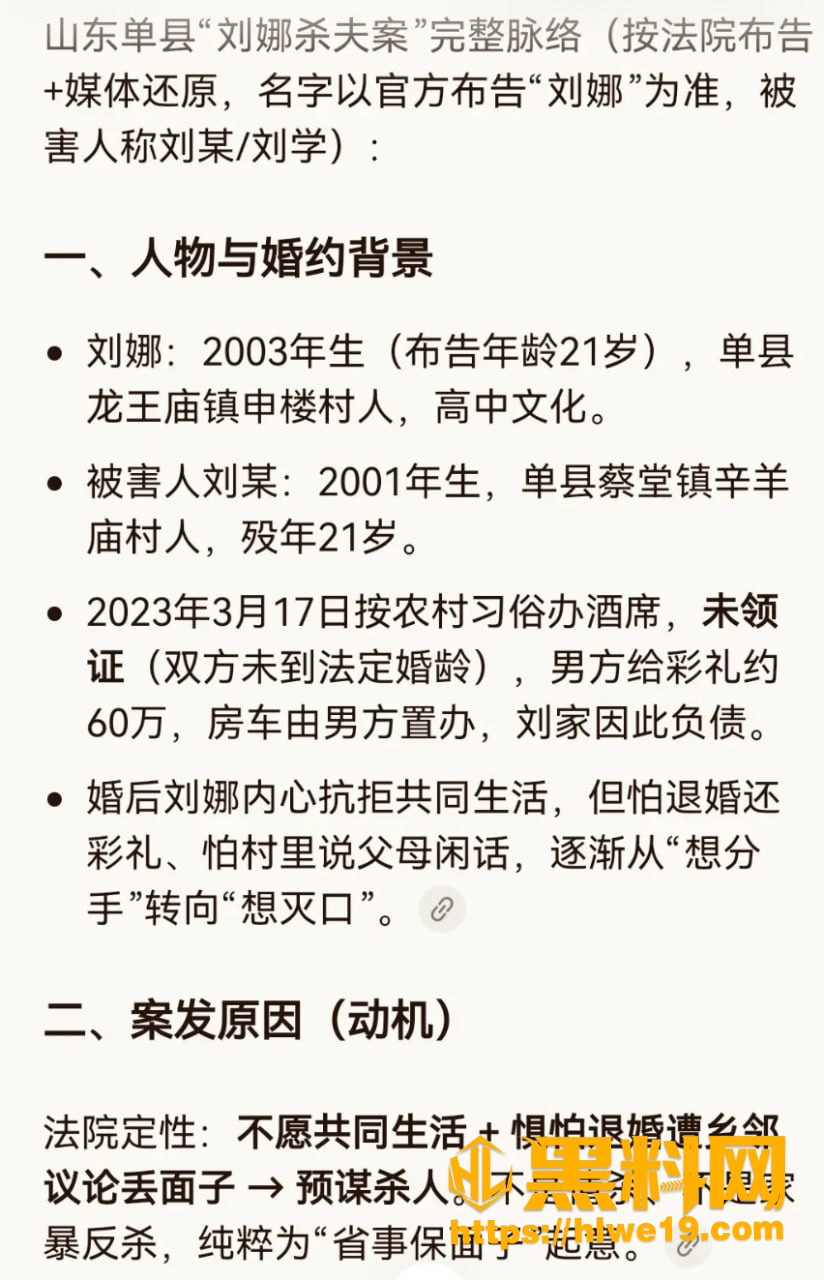 刘娜故意杀人罪